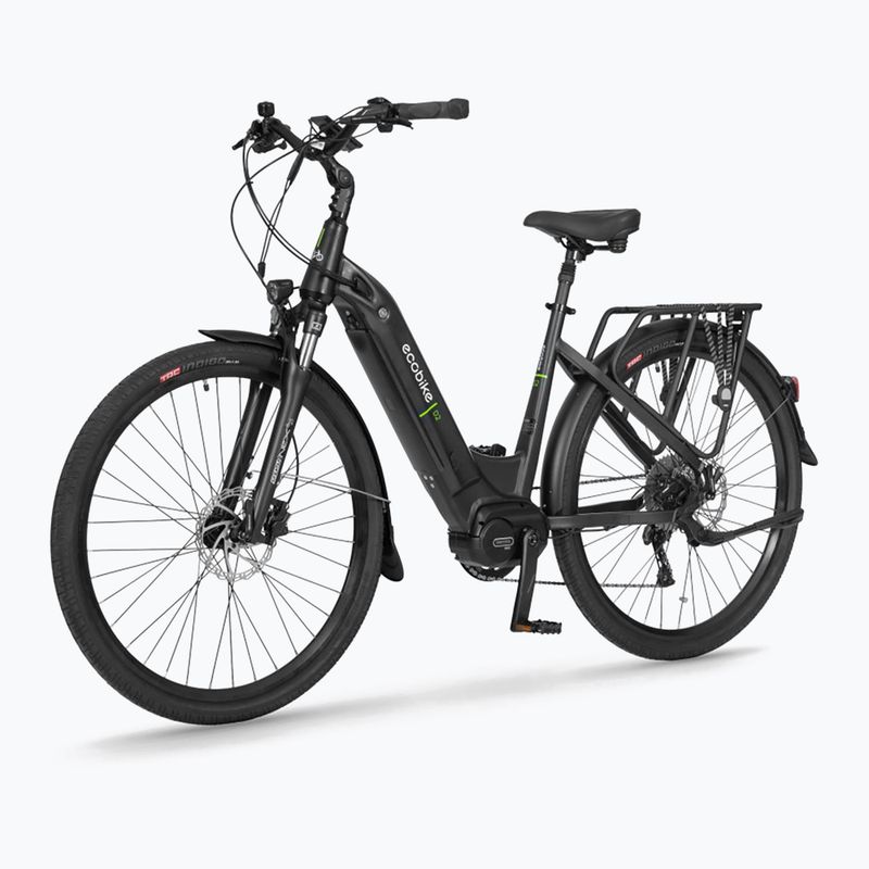 EcoBike D2 City/14Ah Smart BMS elektromos kerékpár fekete 1010319 8