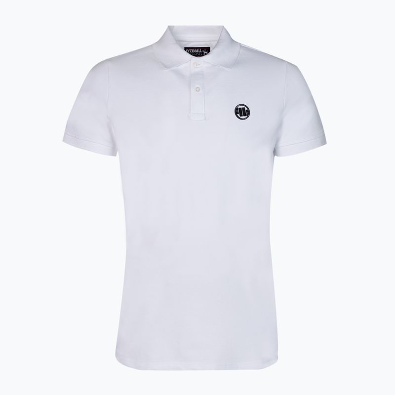 Férfi póló Pitbull West Coast Polo Slim Logo white