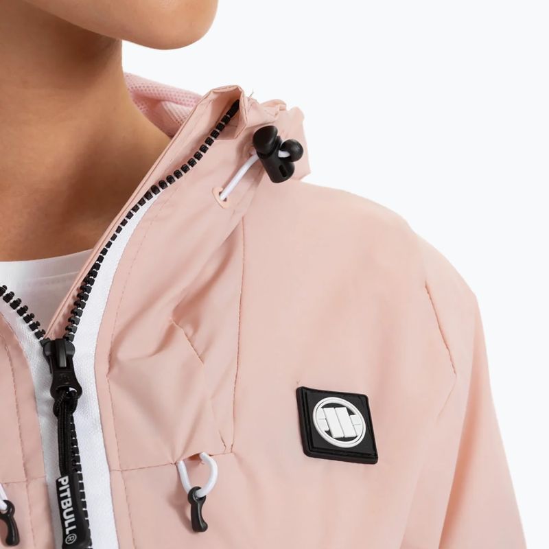 Női kabát Pitbull West Coast Aaricia Hooded Nylon pink 6