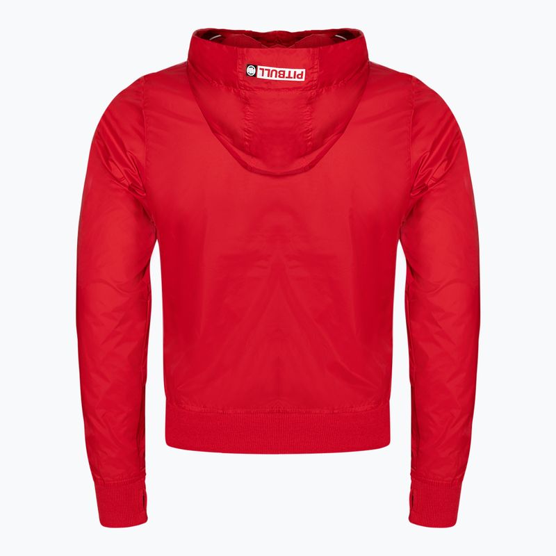 Női kabát Pitbull West Coast Aaricia Sleeve Hooded Nylon red 2