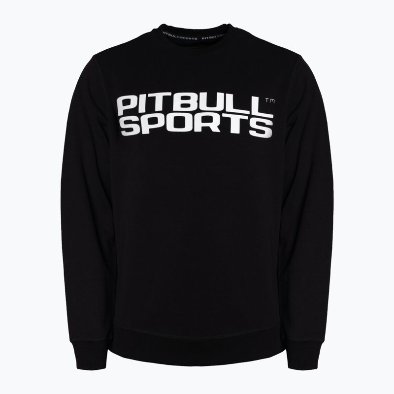 Férfi pulóver Pitbull West Coast Crewneck Fern black