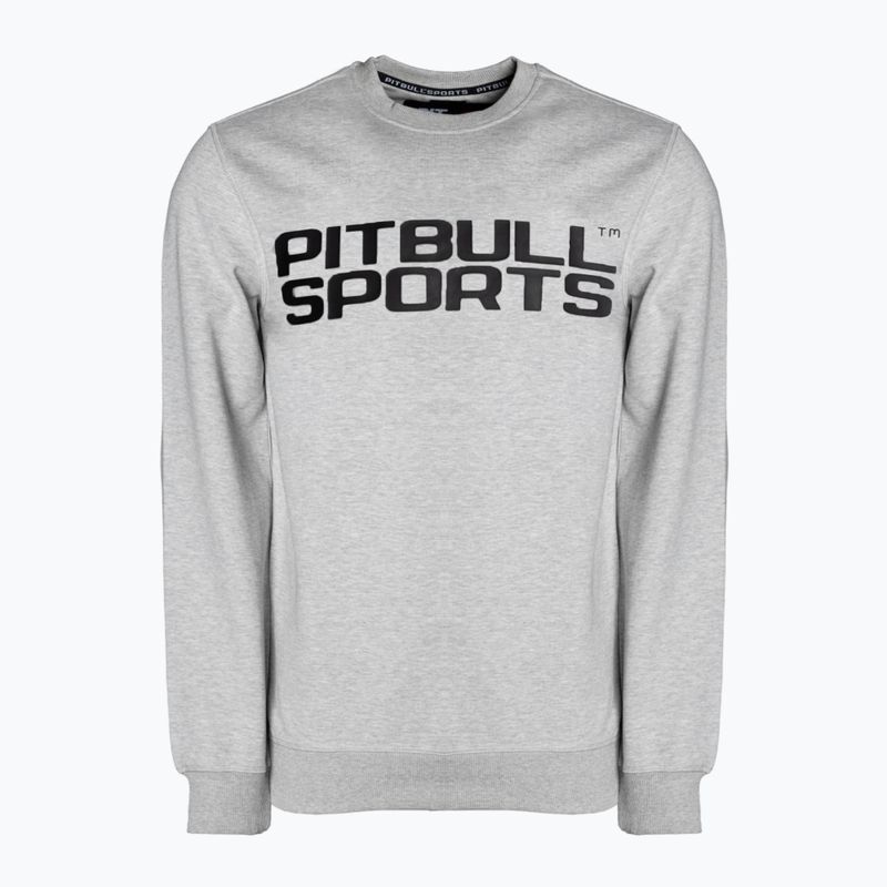 Férfi pulóver Pitbull West Coast Crewneck Fern grey/melange