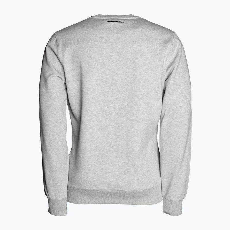 Férfi pulóver Pitbull West Coast Crewneck Fern grey/melange 2