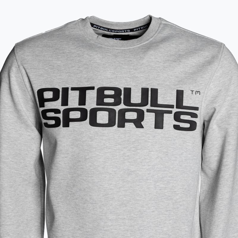 Férfi pulóver Pitbull West Coast Crewneck Fern grey/melange 3