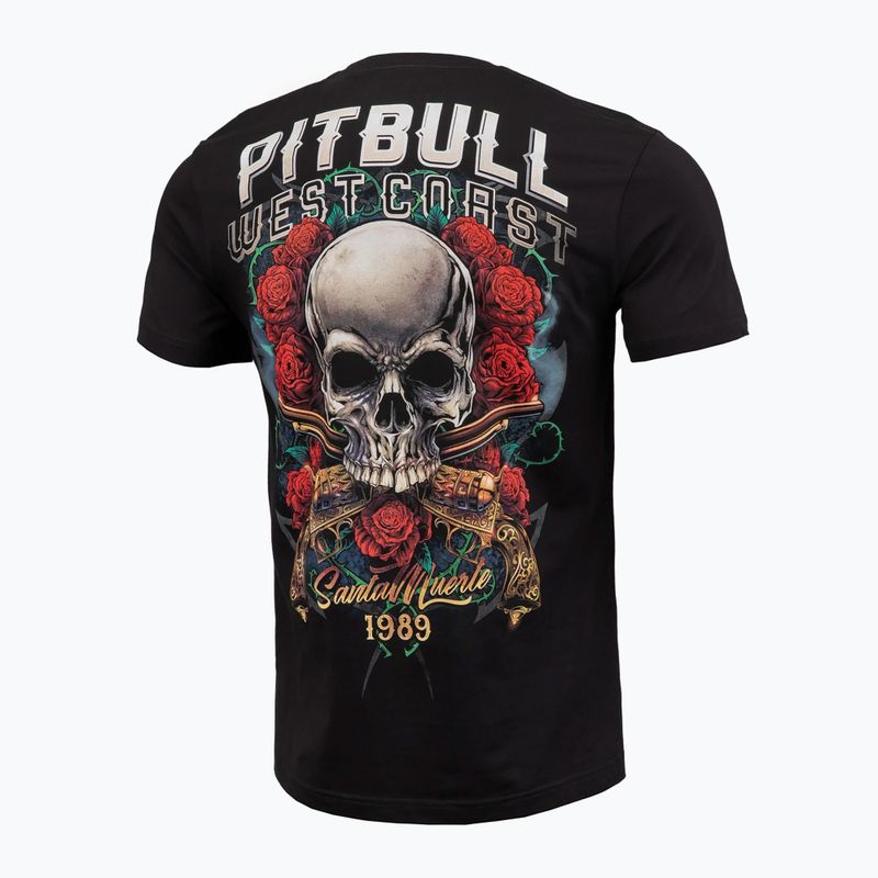 Pitbull Santa Muerte férfi póló fekete 2