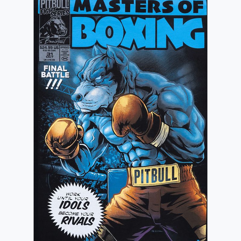 Férfi Pitbull Master Of Boxing póló fekete 8
