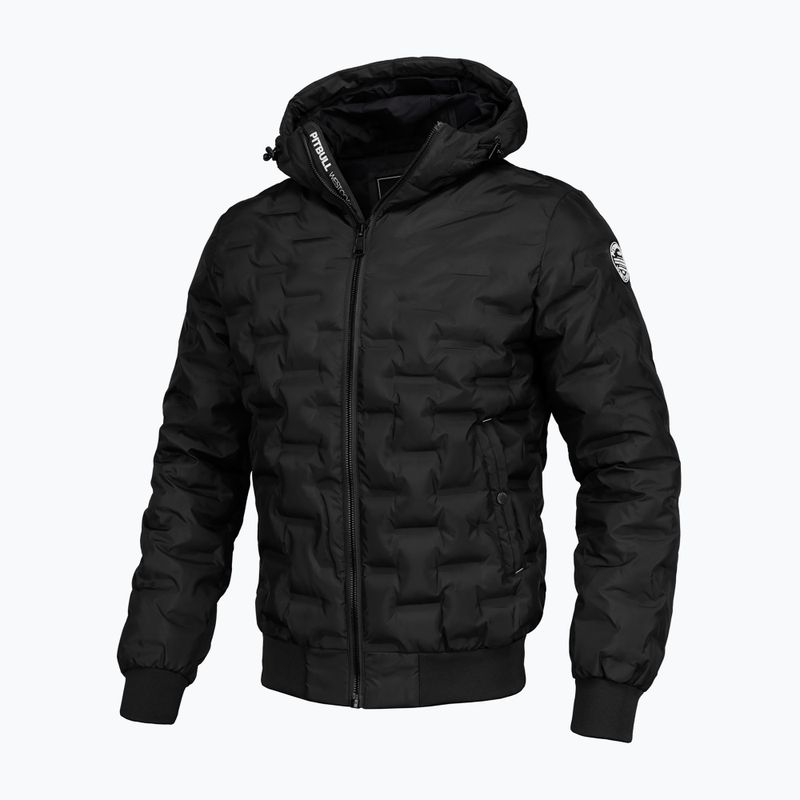 Férfi téli kabát Pitbull West Coast Quilted Hooded Carver black 5