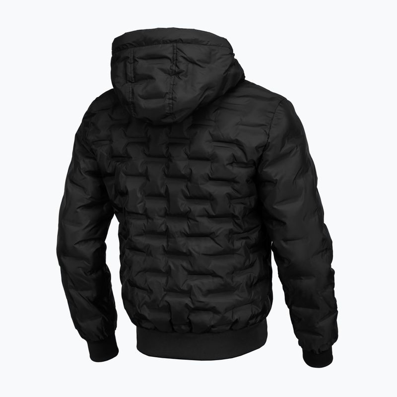 Férfi téli kabát Pitbull West Coast Quilted Hooded Carver black 6