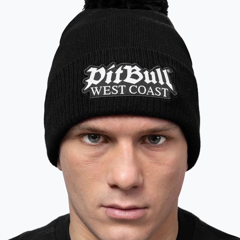 Téli sapka Pitbull Beanie Bubble One Tone Old Logo black 3