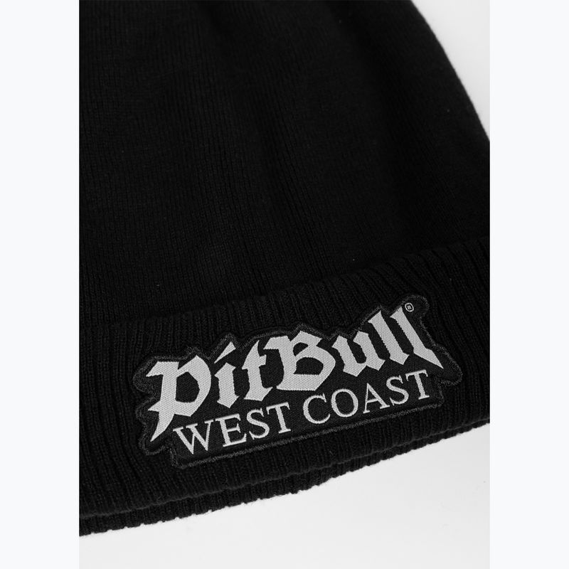 Téli sapka Pitbull Beanie One Tone Old Logo black 2