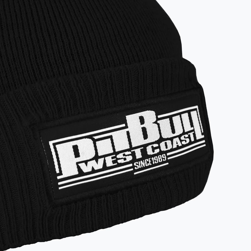 Férfi téli sapka Pitbull Beanie One Tone Boxing black 3
