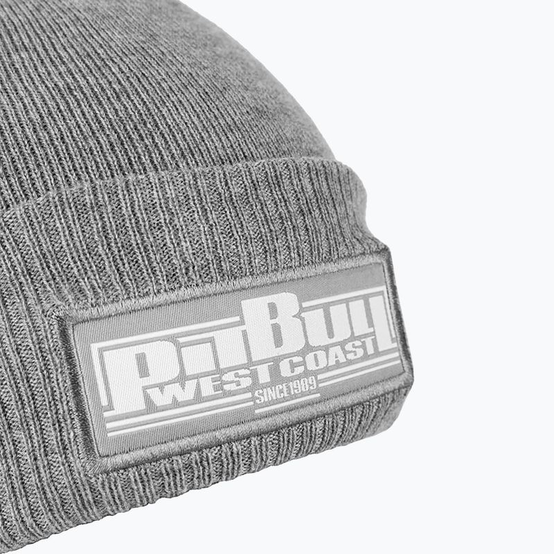 Férfi téli sapka Pitbull Beanie Bubble One Tone Boxing grey 3