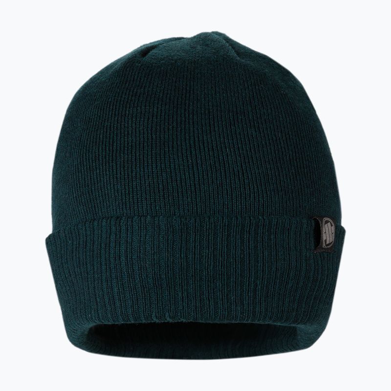 Férfi téli sapka Pitbull West Coast Beanie Small Logo dark green 2