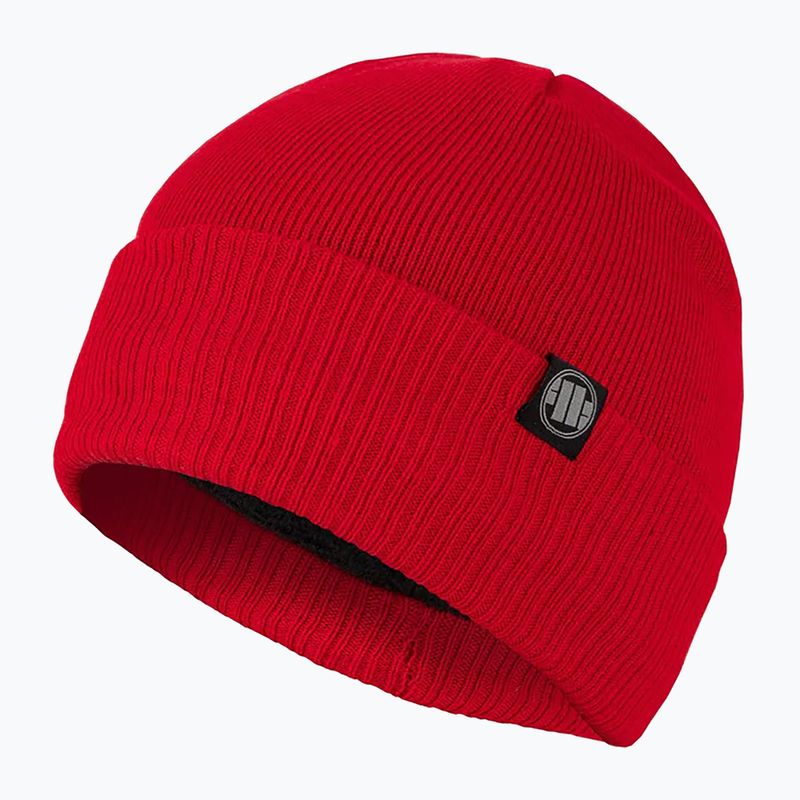 téli sapka Pitbull West Coast Beanie Small Logo red