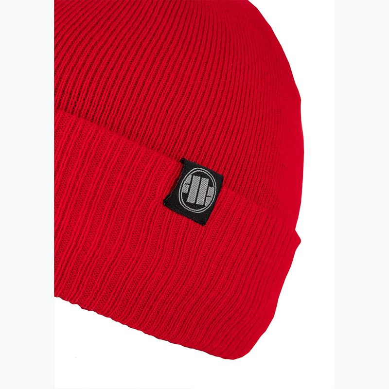 téli sapka Pitbull West Coast Beanie Small Logo red 3