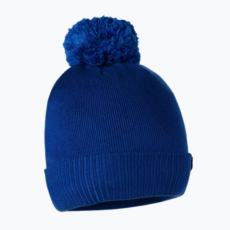 Férfi téli sapka Pitbull West Coast Beanie Bubble Small Logo royal blue