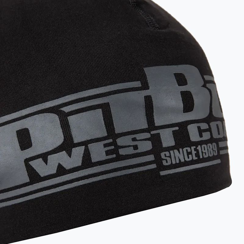 Pitbull West Coast Beanie Classic Boxing téli sapka fekete/fekete 3