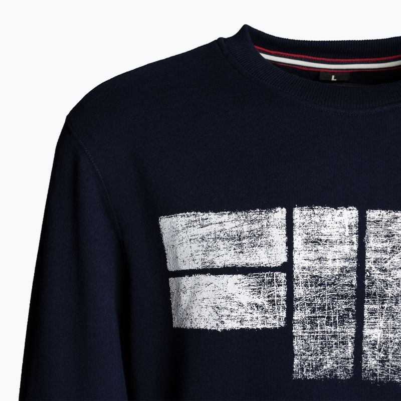 Férfi pulóver Pitbull West Coast Crewneck Classic Logo dark navy 3