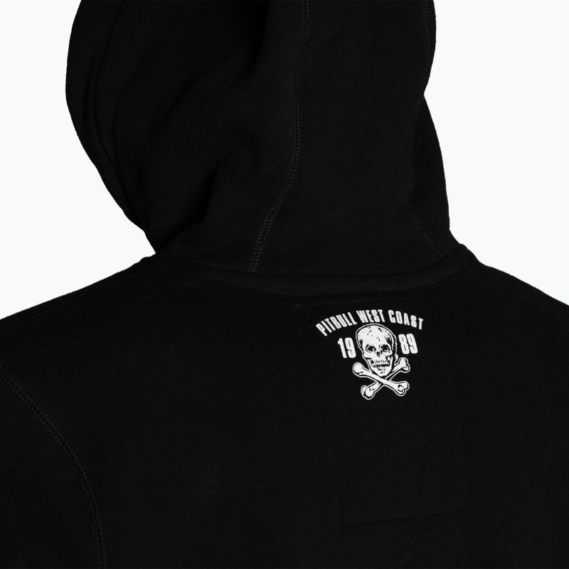 Férfi pulóver Pitbull West Coast Hooded Oldschool Razor black 4