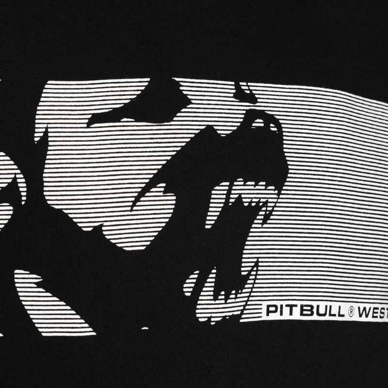 Férfi pulóver Pitbull West Coast Crewneck Raster Dog black 3