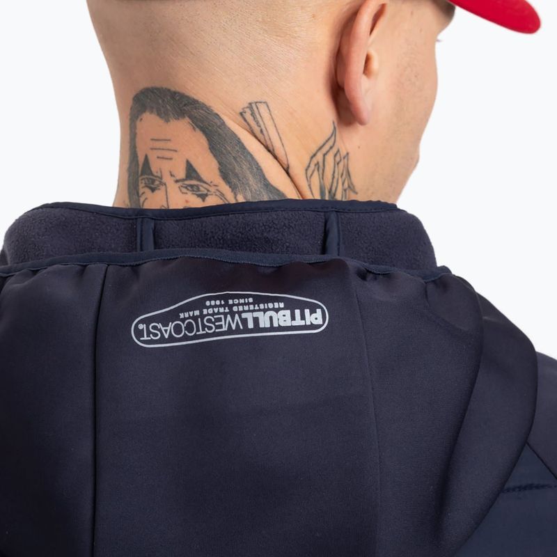 Férfi Pitbull West Coast Dillard kapucnis dzseki sötét navy színben 4