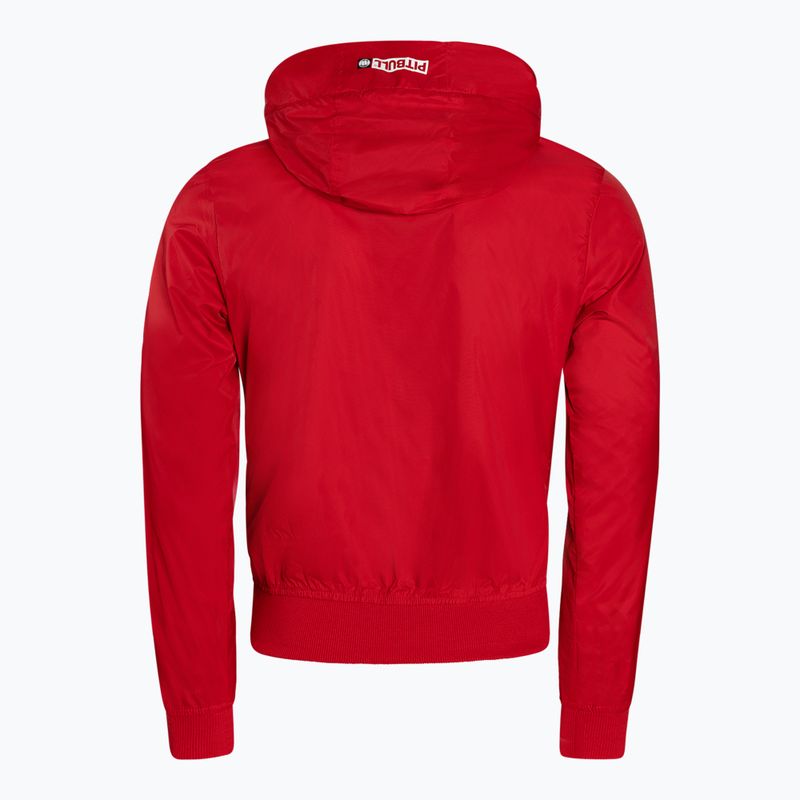 Női kabát Pitbull West Coast Aaricia Hooded Nylon red 2