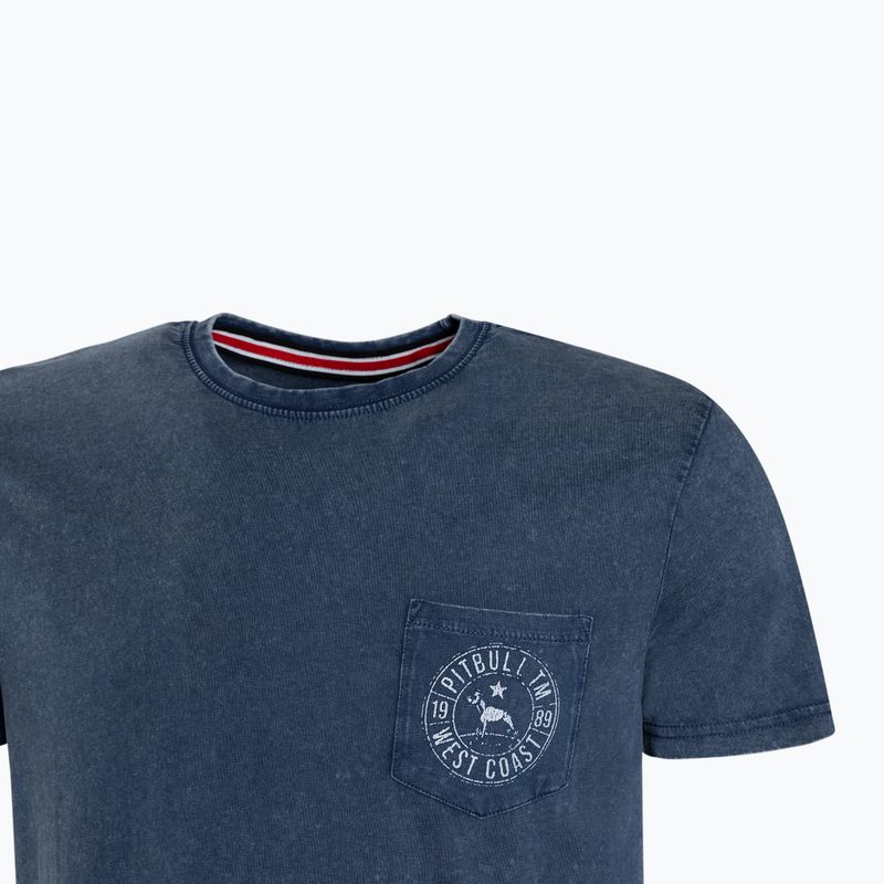 Férfi póló Pitbull West Coast T-Shirt Circle Dog dark navy 3