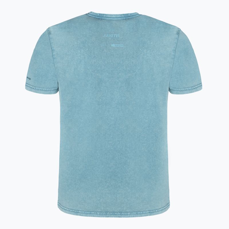Férfi póló Pitbull West Coast T-Shirt Circle Dog light blue 2