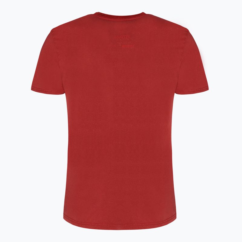 Férfi póló Pitbull West Coast T-Shirt Circle Dog burgundy 2