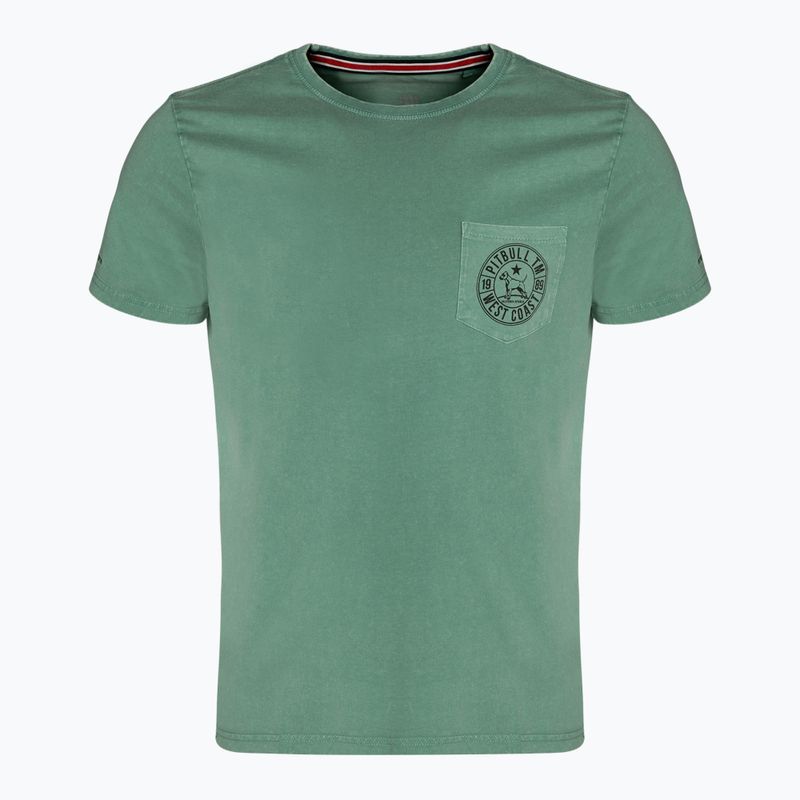 Férfi póló Pitbull West Coast T-Shirt Circle Dog green