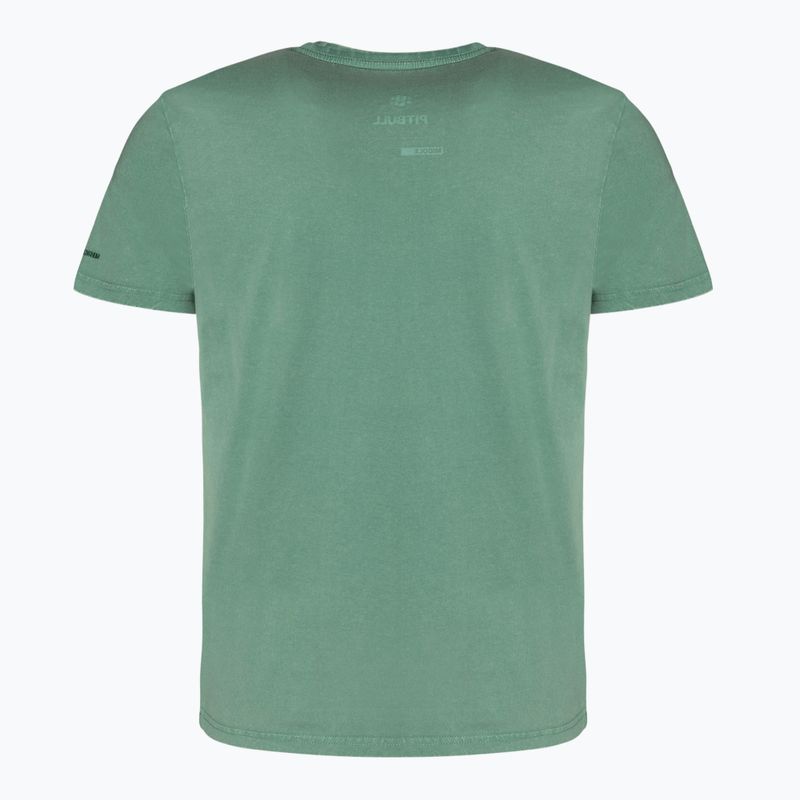 Férfi póló Pitbull West Coast T-Shirt Circle Dog green 2