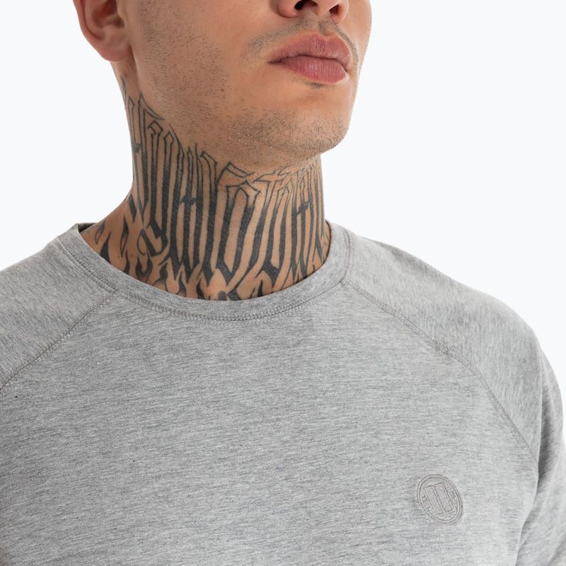 Férfi pulóver Pitbull West Coast Small Logo Spandex 210 grey/melange 6