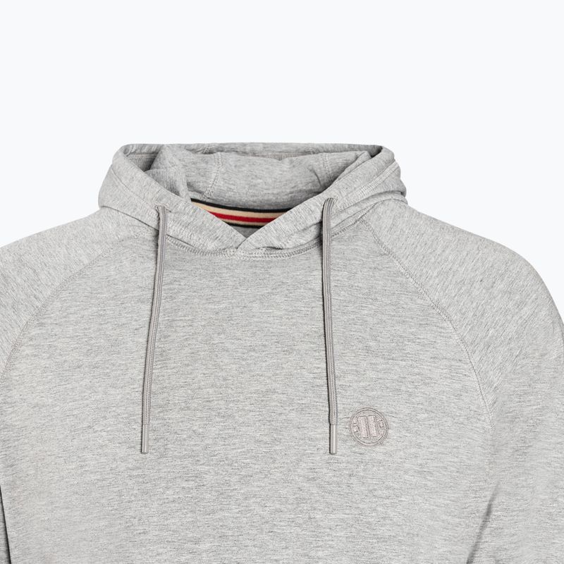 Férfi pulóver Pitbull West Coast Hooded Small Logo Spandex 210 grey 8