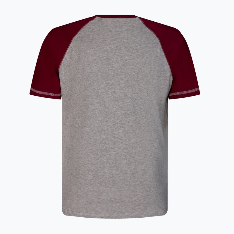 Férfi póló Pitbull West Coast T-Shirt Boxing 210 burgundy 2