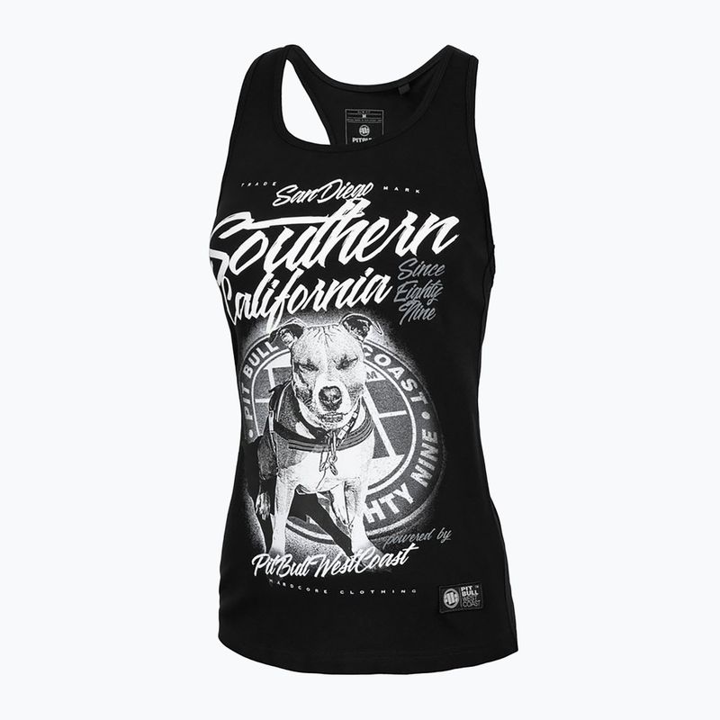 Női tank top Pitbull West Coast Tank Top So Cal 18 black
