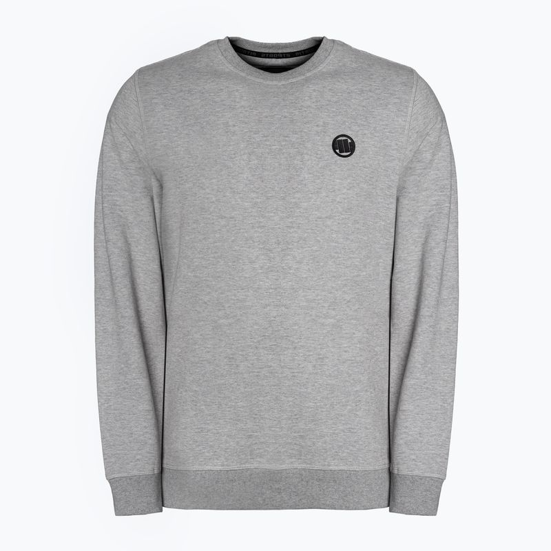 Férfi pulóver Pitbull West Coast Tanbark Crewneck Sweatshirt grey/melange
