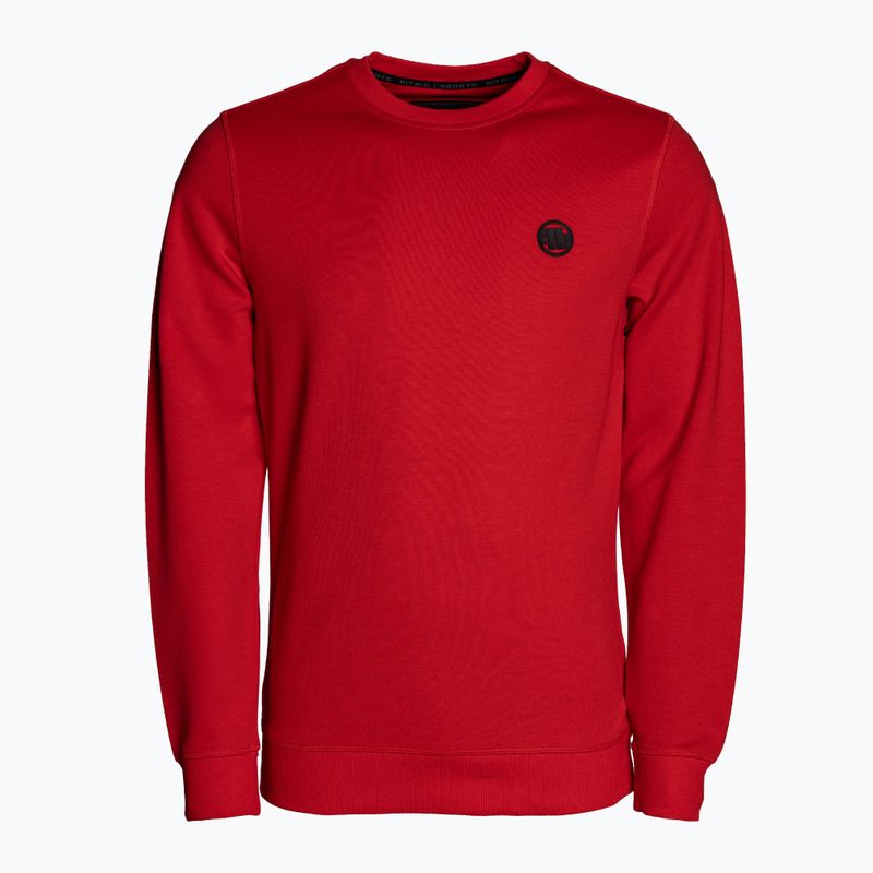 Férfi pulóver Pitbull West Coast Tanbark Crewneck Sweatshirt red 7