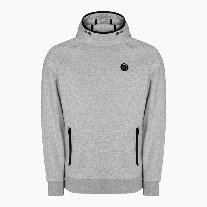 Férfi pulóver Pitbull West Coast Skylark Hooded Sweatshirt grey/melange