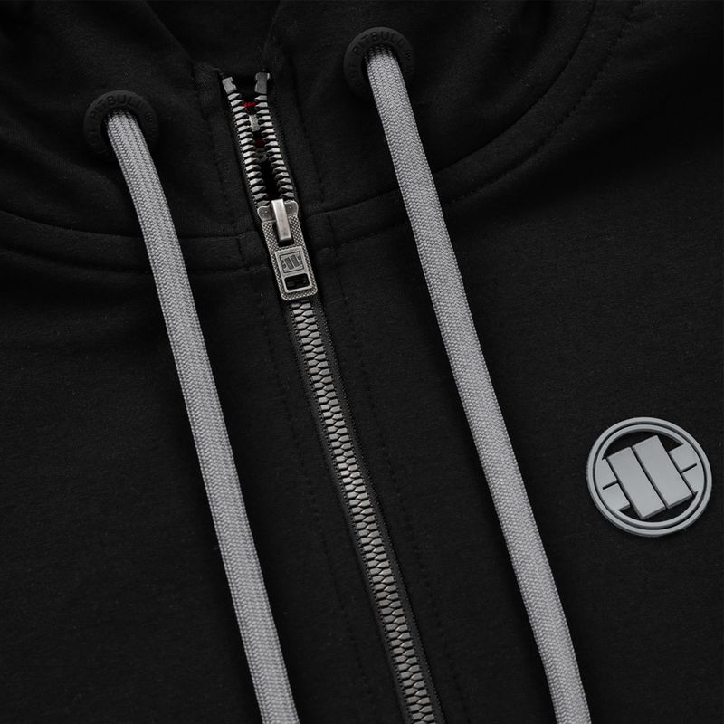 Női pulóver Pitbull West Coast Hooded Zip French Terry black 3