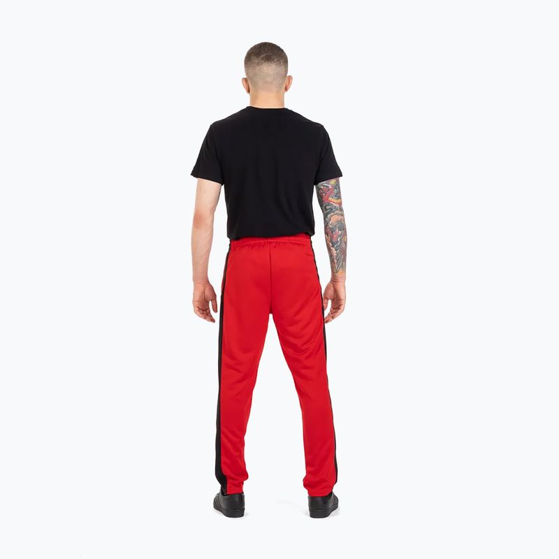 Férfi nadrág Pitbull West Coast Oldschool Track Pants Raglan red 3