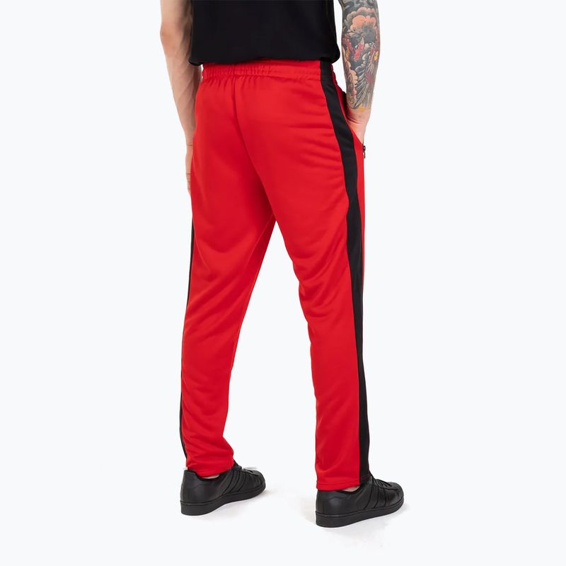 Férfi nadrág Pitbull West Coast Oldschool Track Pants Raglan red 5