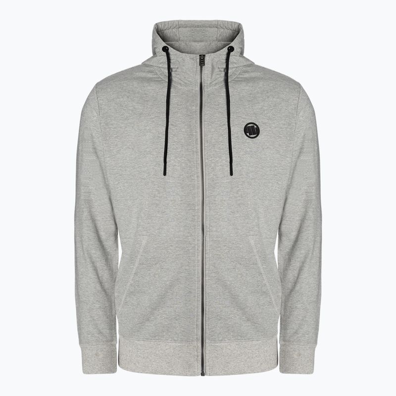 Férfi pulóver Pitbull West Coast Hooded Zip Small Logo F.Terry 220 grey/melange 5