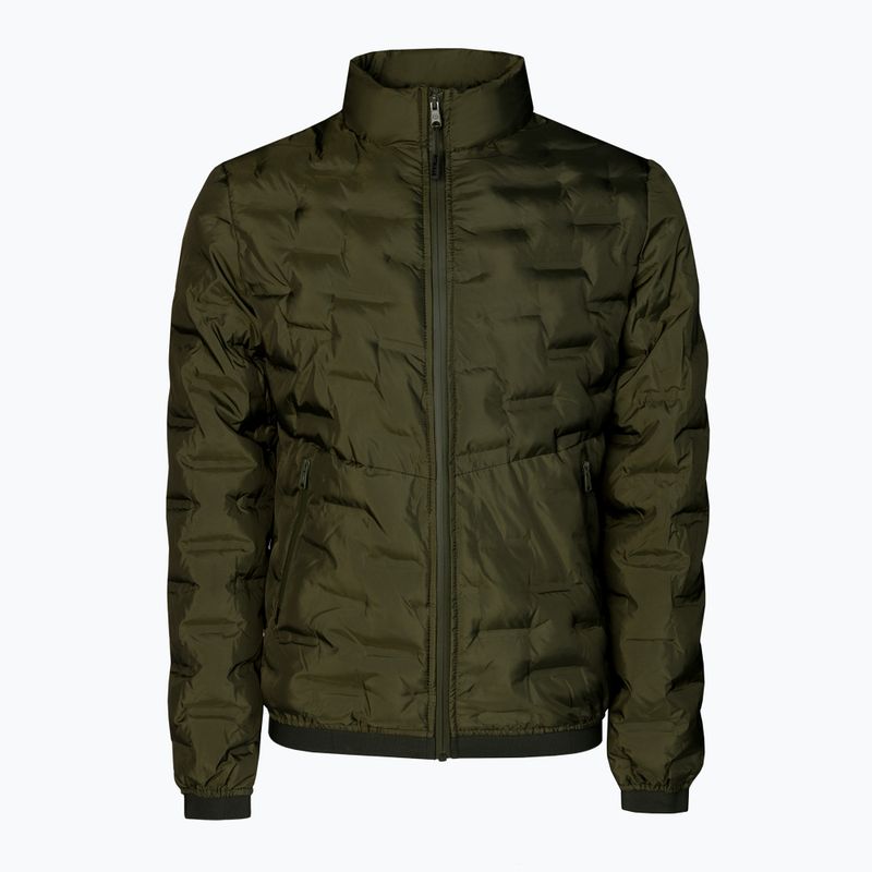 Férfi pehelykabát Pitbull West Coast Overton dark olive