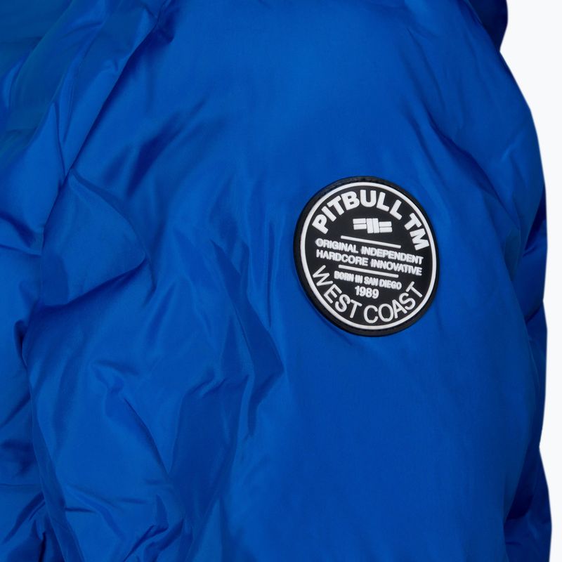 Férfi téli kabát Pitbull West Coast Quilted Hooded Carver royal blue 3