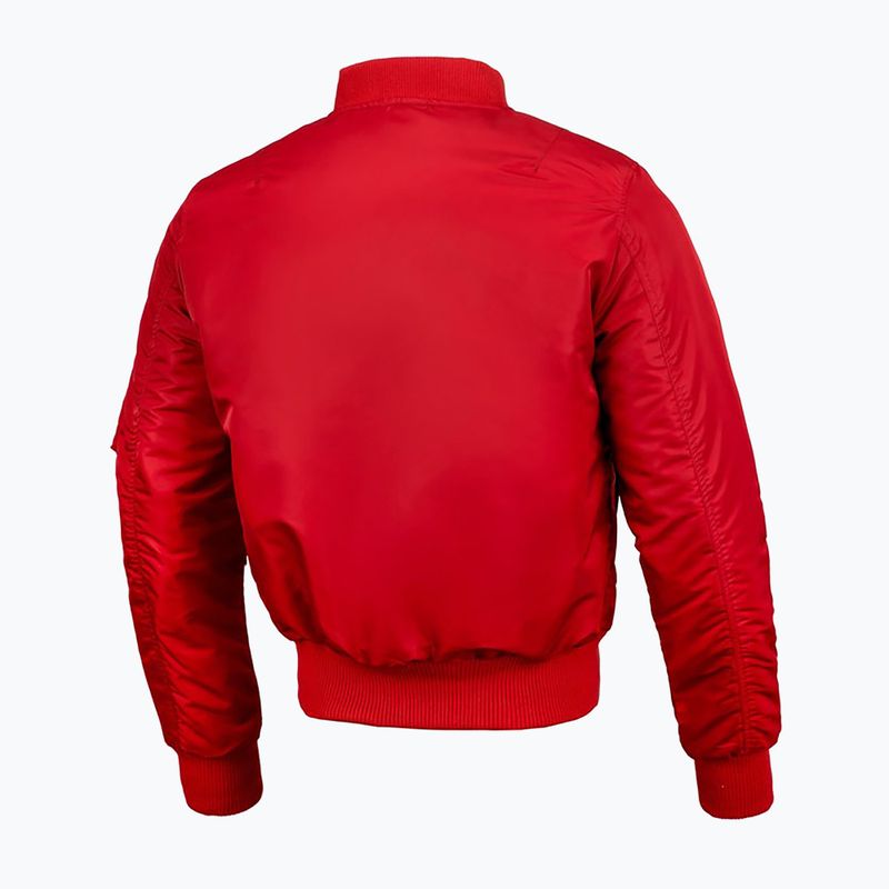 Férfi kabát Pitbull West Coast Ma1 red 2