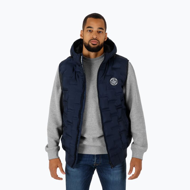 Férfi ujjatlan Pitbull West Coast Carver dark navy