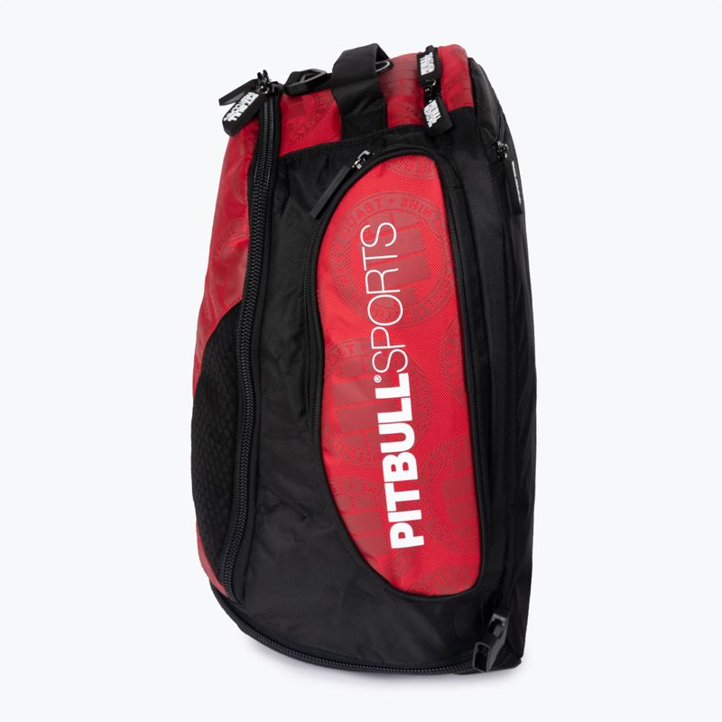 Férfi hátizsák Pitbull West Coast Medium Convertible Logo red 5
