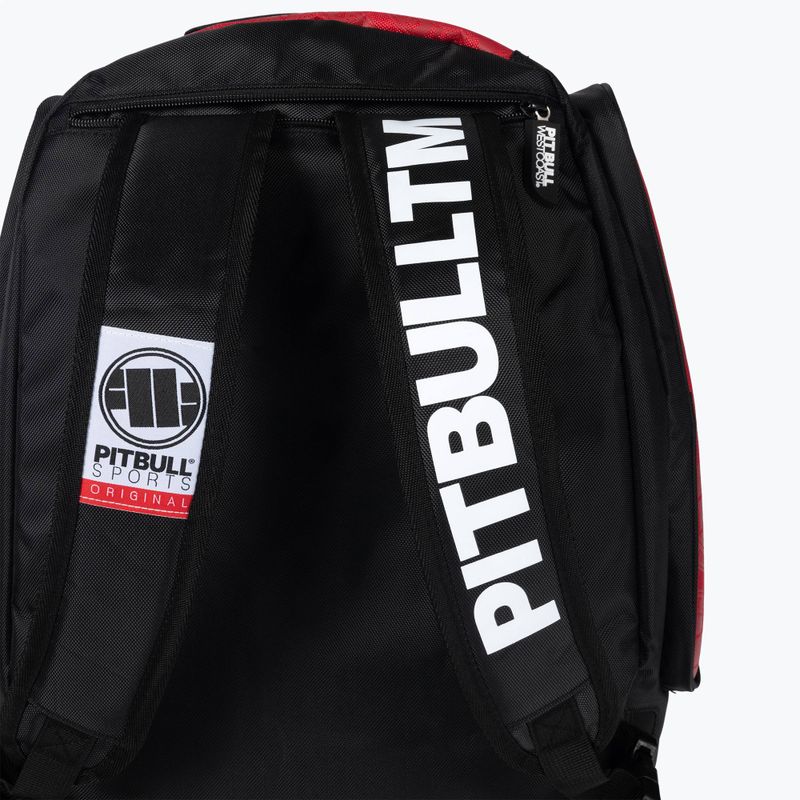 Férfi hátizsák Pitbull West Coast Medium Convertible Logo red 6