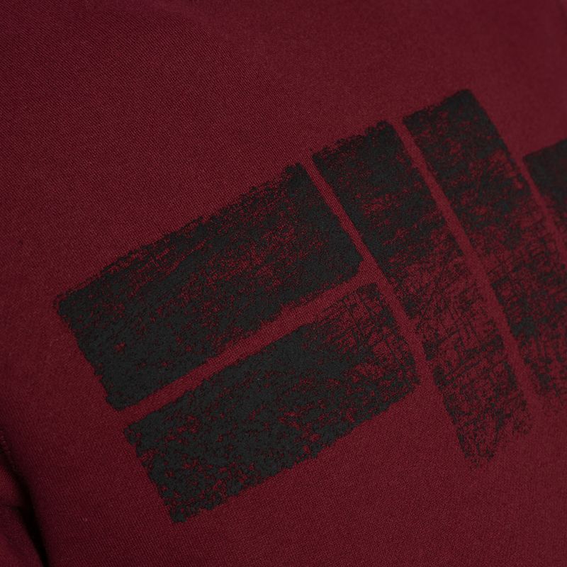 Férfi pulóver Pitbull West Coast Crewneck Classic Logo burgundy 8