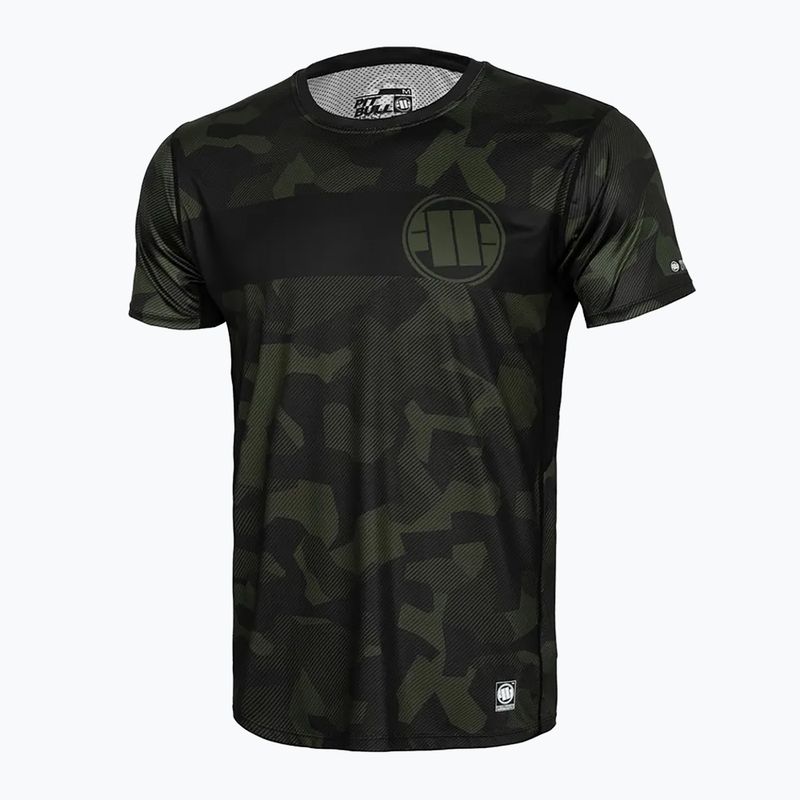 Férfi póló Pitbull West Coast Performance Dillard Casino black/olive